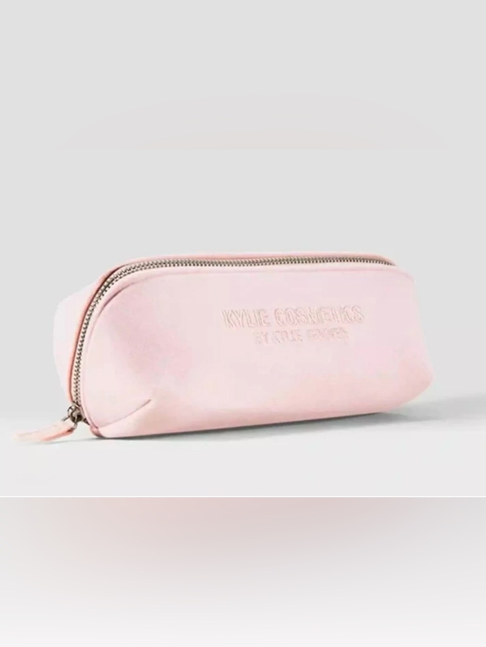 NEW Kylie Cosmetics Brand Pink Velvet Makeup Bag Case Travel Storage Purse